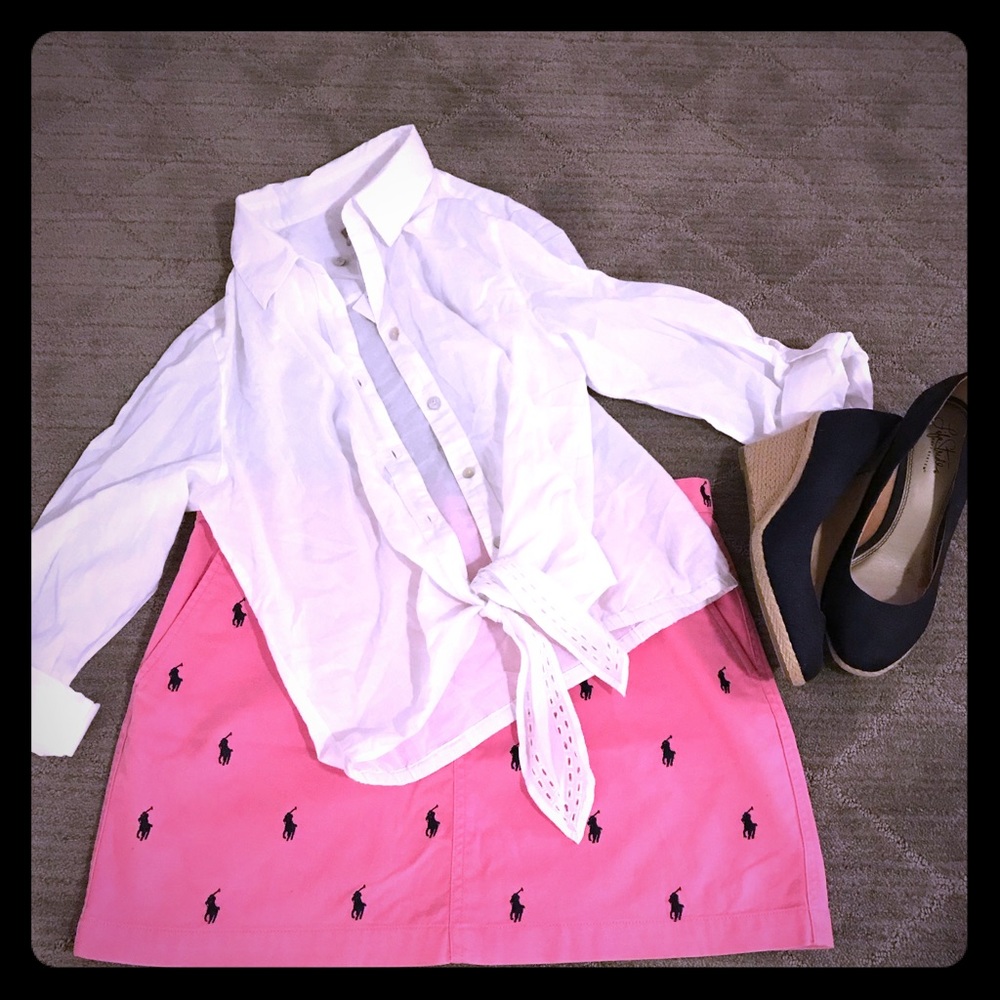 Chico’s tie waist blouse-New with Tags